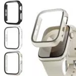 Lovmunia Schutzhülle mit Displayschutzfolie für Apple Watch SE/6/5/4 40mm