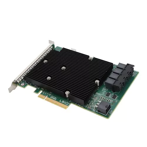 LSI SAS 9300-16I HBA-Karte, 16 Port 12 Gbit/s SAS-Controller PCIe