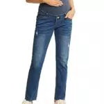 Maacie Umstandsjeans Hochtaillierte Skinny Jeans für Schwangere, Modell MC0336A23-02