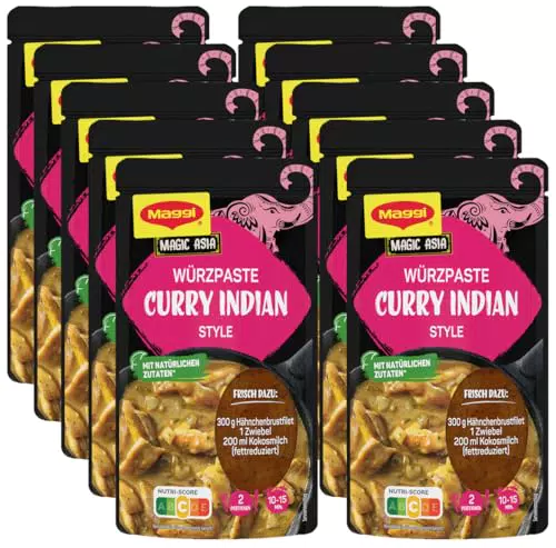 Maggi Würzpaste Curry Indian Style - Vegetarisch und ohne Konservierungsstoffe