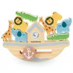 Mamabrum Boot im Gleichgewicht – Geschicklichkeitsspiel aus Holz für Kinder