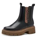 Marco Tozzi Damen Chelsea Boots mit Plateau zum Schlupfen