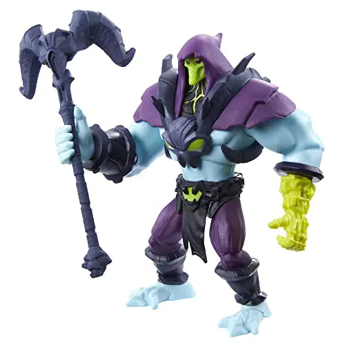 Masters of the Universe HDY38 - He-Man Skeletor Reborn Action-Figur mit Power-Attack-Bewegung und Zubehör