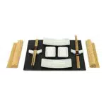 Mazali Sushi-Set mit Schieferplatte – Perfekt für Sushi-Liebhaber