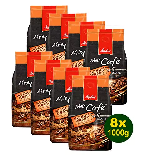 Melitta Mein Café Medium Roast Kaffeebohnen mit leicht nussiger Note