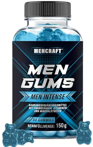 MENCRAFT Men Gums - Intense Rezeptur mit L-Arginin und L-Glutathion