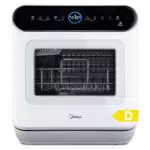 Midea Mini Geschirrspüler mit IOT-Steuerung und 6+1 Programmen