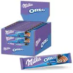 Milka Schokoriegel mit Oreo Keksstückchen in Milchcreme
