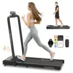 Mobvoi Home Laufband Plus 3-in-1 – Klappbares Laufgerät für Homeoffice mit LED-Display