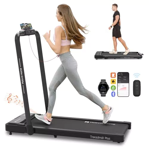 Mobvoi Home Laufband Plus 3-in-1 – Klappbares Laufgerät für Homeoffice mit LED-Display
