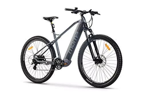 Moma Bikes Elektrische Fahrrad EMTB 29", SHIMANO 24 Gänge & hydraulische Scheibenbremsen