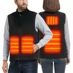 NABIYE Beheizbare Weste für Herren und Damen – Ultradünne Fleecejacke für Winteraktivitäten