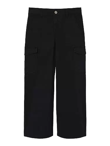 NAME IT Mädchen NKFROSE Wide Twill Cargo Cargohose Modell 8108-BA