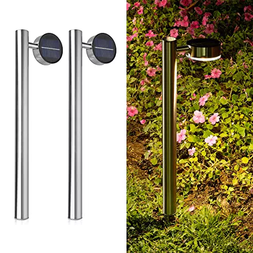 Navaris LED Solar Wegelicht - Garten Solarleuchte für Wegebeleuchtung