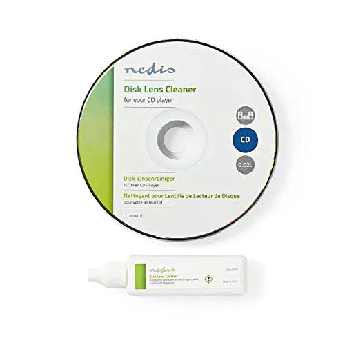 Nedis CD Linsenreiniger - Reinigungsdisk für CD-Player 20 ml