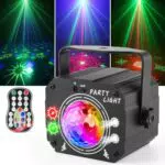 Nigecue Disco Licht mit Fernbedienung, Musiksteuerung und Stroboskop-Effekt