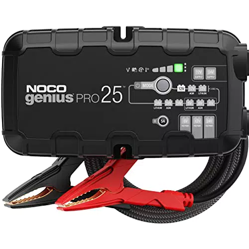 NOCO GeniusPro25: Professionelles 25A Batterieladegerät mit Temperaturkompensation