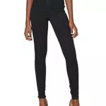 Noisy may Damen Nmella Super Hw Gu304 Jeans, Schwarz