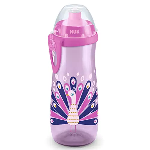 NUK Sports Cup Kinder Trinkflasche mit Chamäleon-Effekt