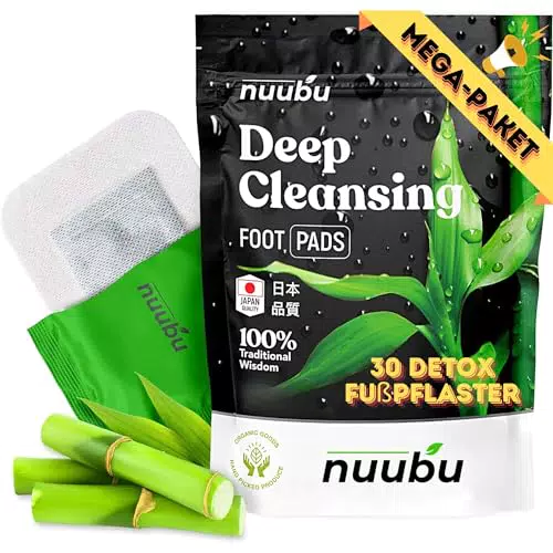 Nuubu Detox Fußpflaster – Natürliche Entgiftungspads für Stressabbau und Tiefschlaf