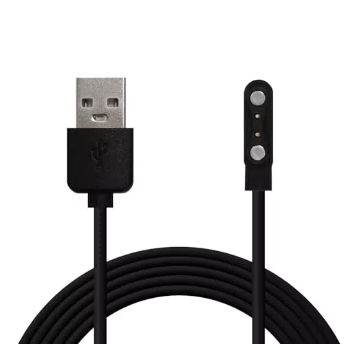 OcioDual USB Magnetisches Ladekabel Kompatibel mit Agptek, Ticwatch, Xiaomi, Haylou