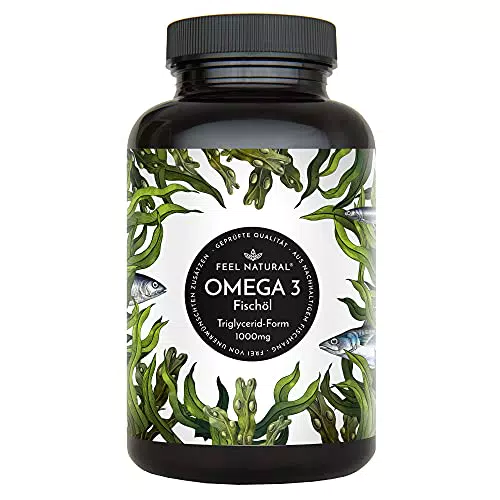 Omega 3 Kapseln hochdosiert mit EPA & DHA - Nachhaltiges Fischöl für Ihre Gesundheit