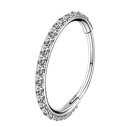 OUFER Nasenring Hoop 20G aus 316L chirurgischem Stahl für Piercings und Schmuck