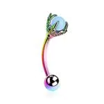 OUFER Rook Piercing Ohrringe Drachenkrallen Augenbrauenringe 16G 316L Edelstahl