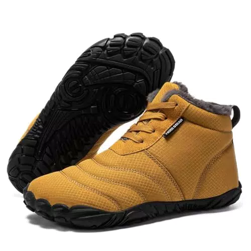 Outdoor Winter Barfußschuhe - Wasserfeste Unisex Flanellschuhe für Abenteuer