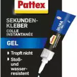 Pattex Sekundenkleber Ultra Gel – Extra starker, flexibler Superkleber für Gummi, Leder, Holz