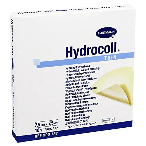 Paul Hartmann AG Hydrocoll Thin Wundverband - 7,5 x 7,5 cm, 10 Stück