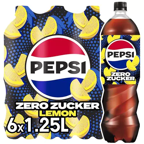 Pepsi Zero Zucker Lemon - Zuckerfreies Erfrischungsgetränk mit Zitronengeschmack