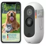 PetTec Haustierkamera 360° mit Futterspender und App-Steuerung für Hunde und Katzen