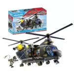 PLAYMOBIL City Action SWAT-Rettungshelikopter mit Licht- und Soundmodul für Kinder