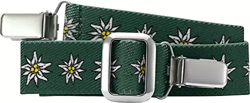 Playshoes Unisex Kinder Elastik-Gürtel Clip Edelweiß 601240