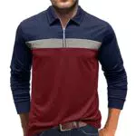 Plilima Poloshirt Herren Langarm für Golf und Tennis