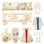 PLLYPE Montessori Busy Board Zubehör für Kleinkinder und Vorschulkinder