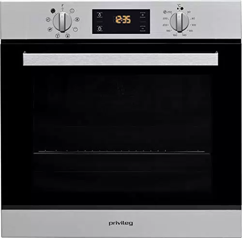 Privileg PBWR6 OH5F Einbau-Backofen mit Hydrolyse-Reinigungsfunktion und 7 Funktionen