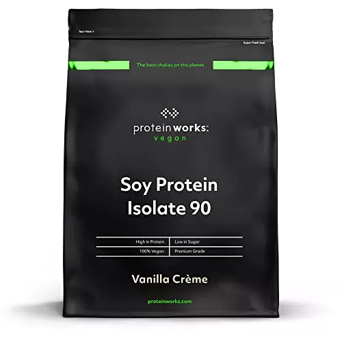 Protein Works Soja Protein Isolat 90 | 100% Vegan, fettarm und glutenfrei