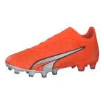 PUMA Damen Match Fg/Ag WN's Fussballschuh, Ultra Orange White Blue Glimmer