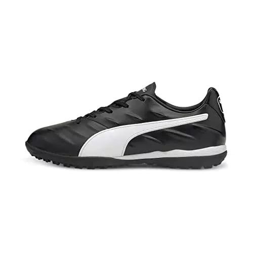 PUMA Unisex King Pro 21 TT Fussballschuh, Black White