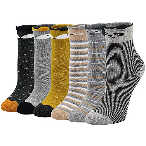PUTUO Kinder Wintersocken - Dicke Thermosocken aus Frottee für Mädchen