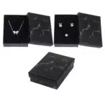 Qaziuy Geschenkbox für Schmuck – Elegante Box für Ringe, Ohrringe und Halsketten