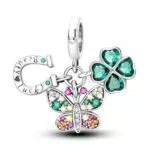 QIKAOLA 925 Sterling Silber Charms für Pandora Armbänder und Halsketten