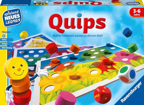 Ravensburger Quips – Lernspiel für Kinder von 3 bis 6 Jahren, Spielend Lernen