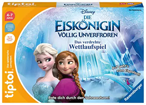 Ravensburger tiptoi Spiel Disney Die Eiskönigin - Das magische Wettlaufspiel ab 4 Jahren