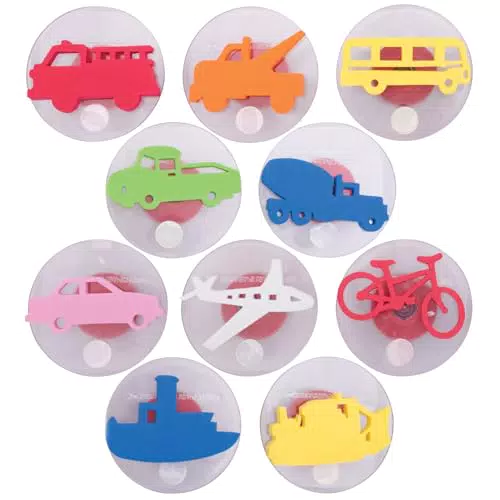 READY 2 LEARN Riesenstempel für Transportfahrzeuge – Kreative Bastelstempel für Kinder