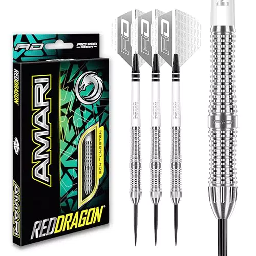 RED DRAGON Amari Professional Darts Set mit Flights und Nitrotech Shafts
