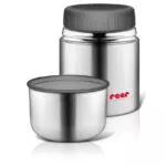 Reer Edelstahl Warmhaltebox für Nahrung mit Becher, 350ml