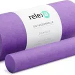 relexa 2in1 Faszienrolle Selbstmassagegerät mit herausnehmbarem Kern, mittlere Härte